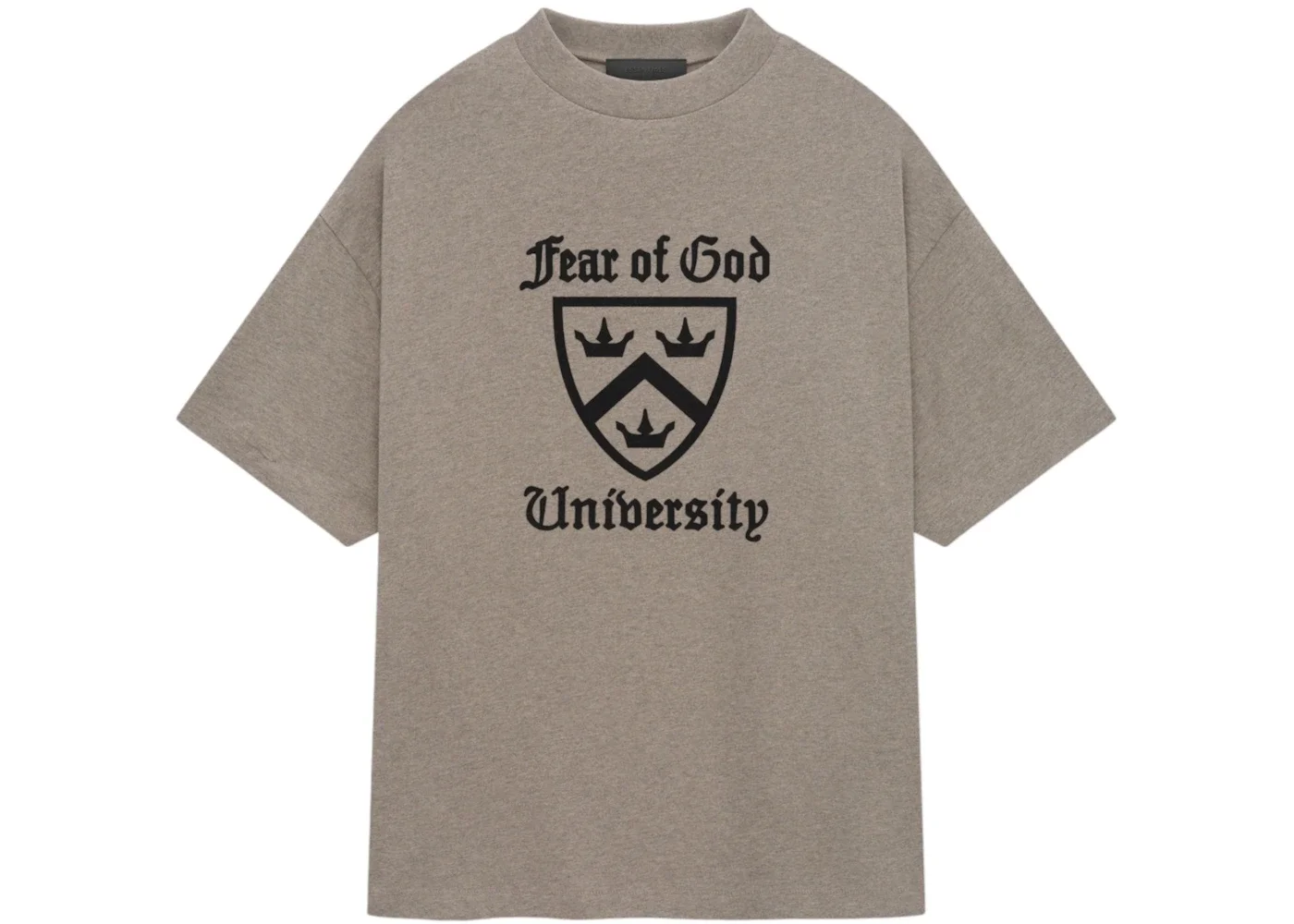 Fear of God Essentials Heavy Crewneck Tee Heather Gray - 1