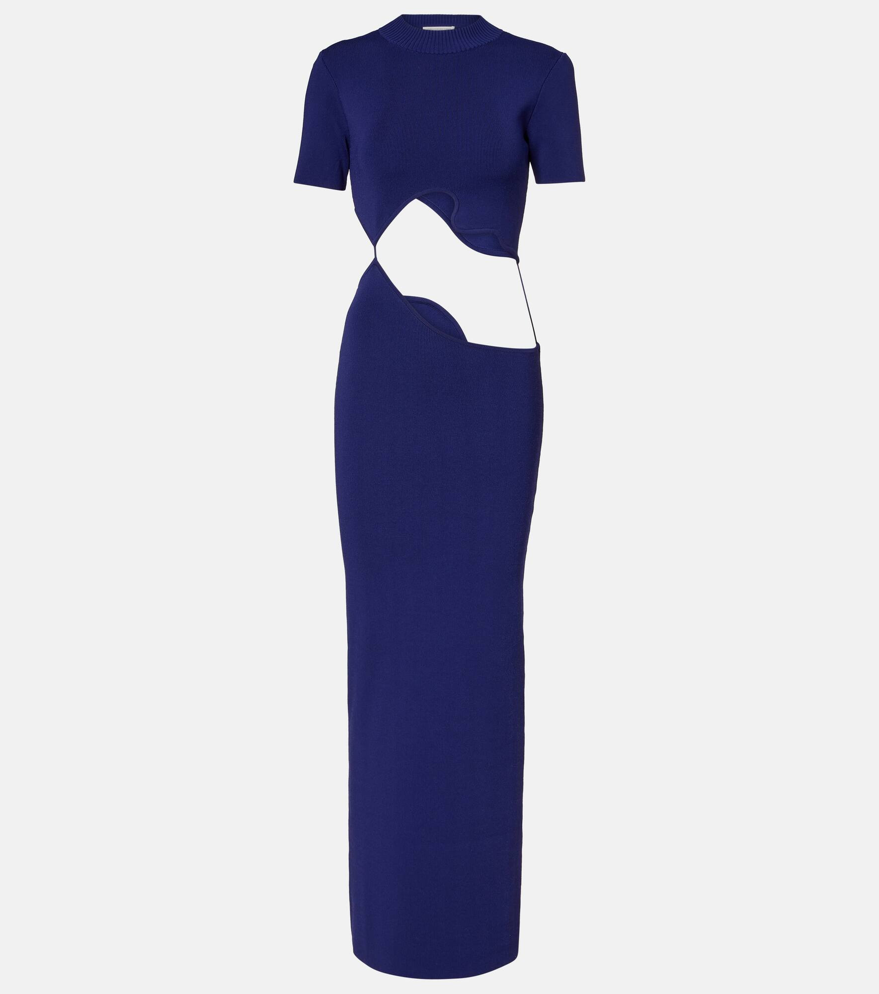 Lattice Separation cutout maxi dress - 1