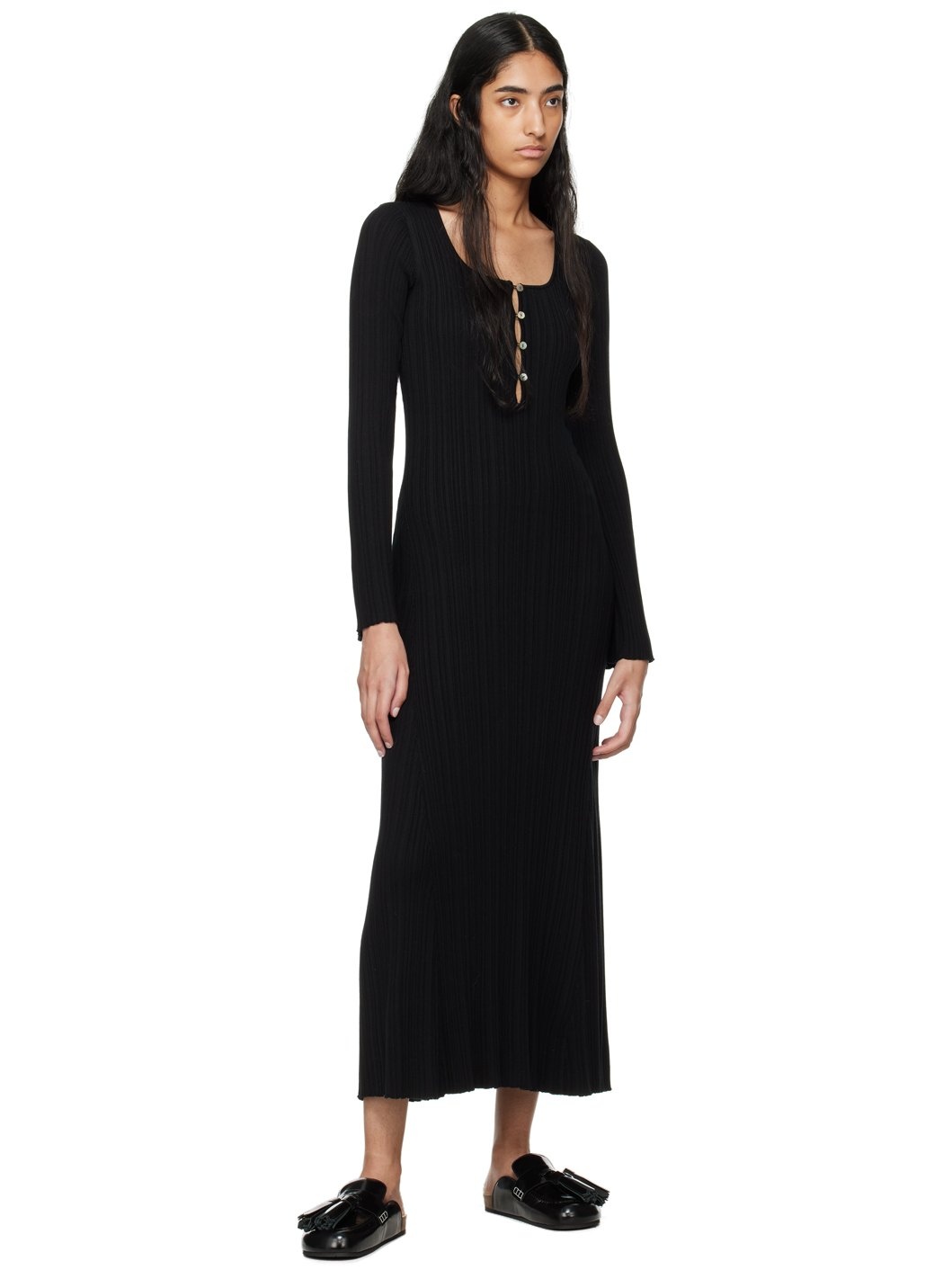 Black Tanya Maxi Dress - 4