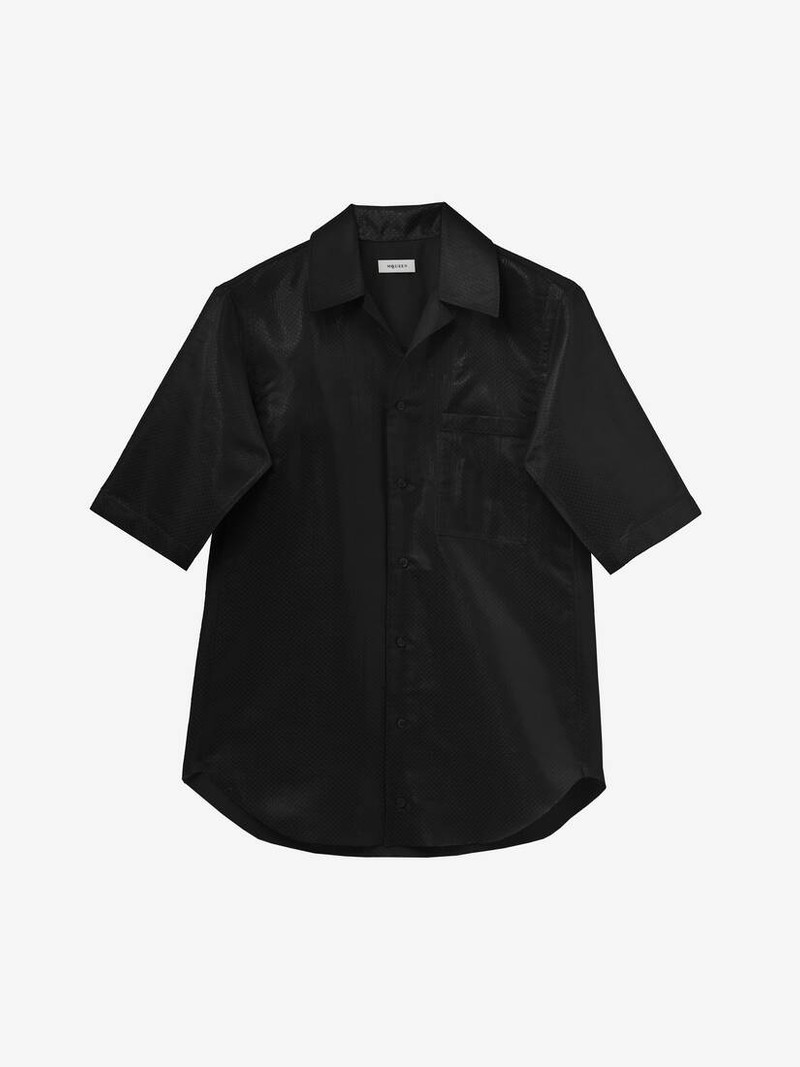 Alexander McQueen Silk Nylon Tarpaulin Shirt​ outlook