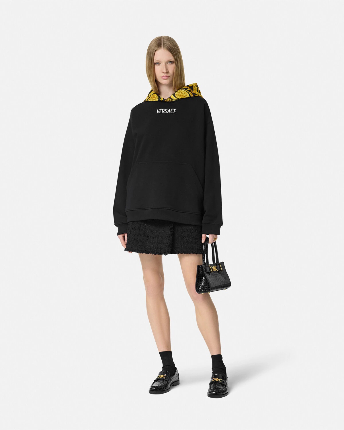 Barocco Paneled Hoodie - 2