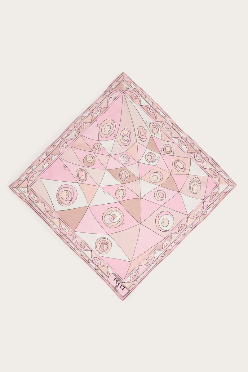 OCCHI PRINT SILK SCARF 1
