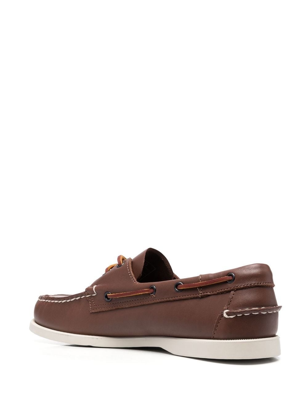 front lace-up detail boat shoes - 3