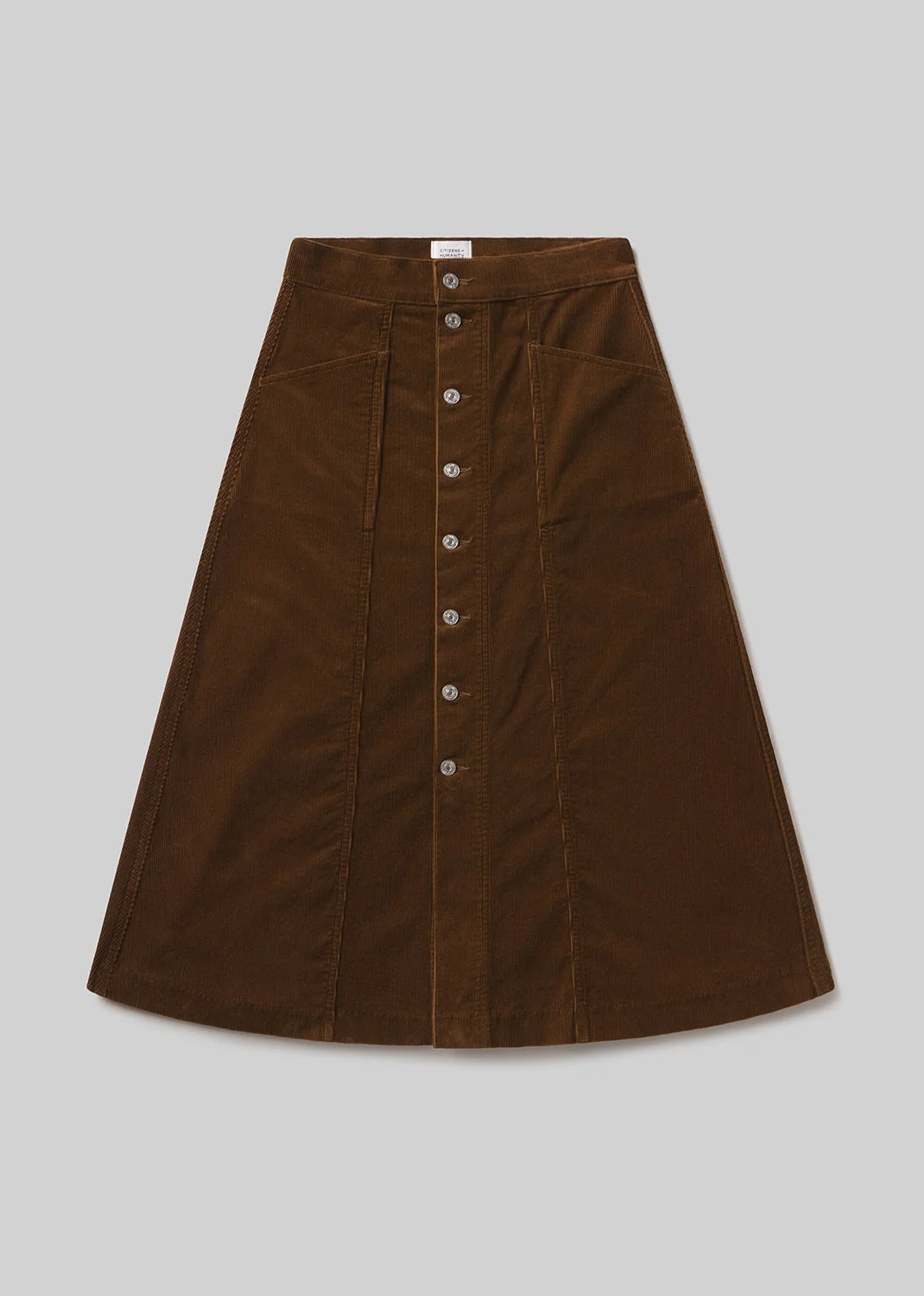 Devin A Line Corduroy Skirt
In Manuka - 1