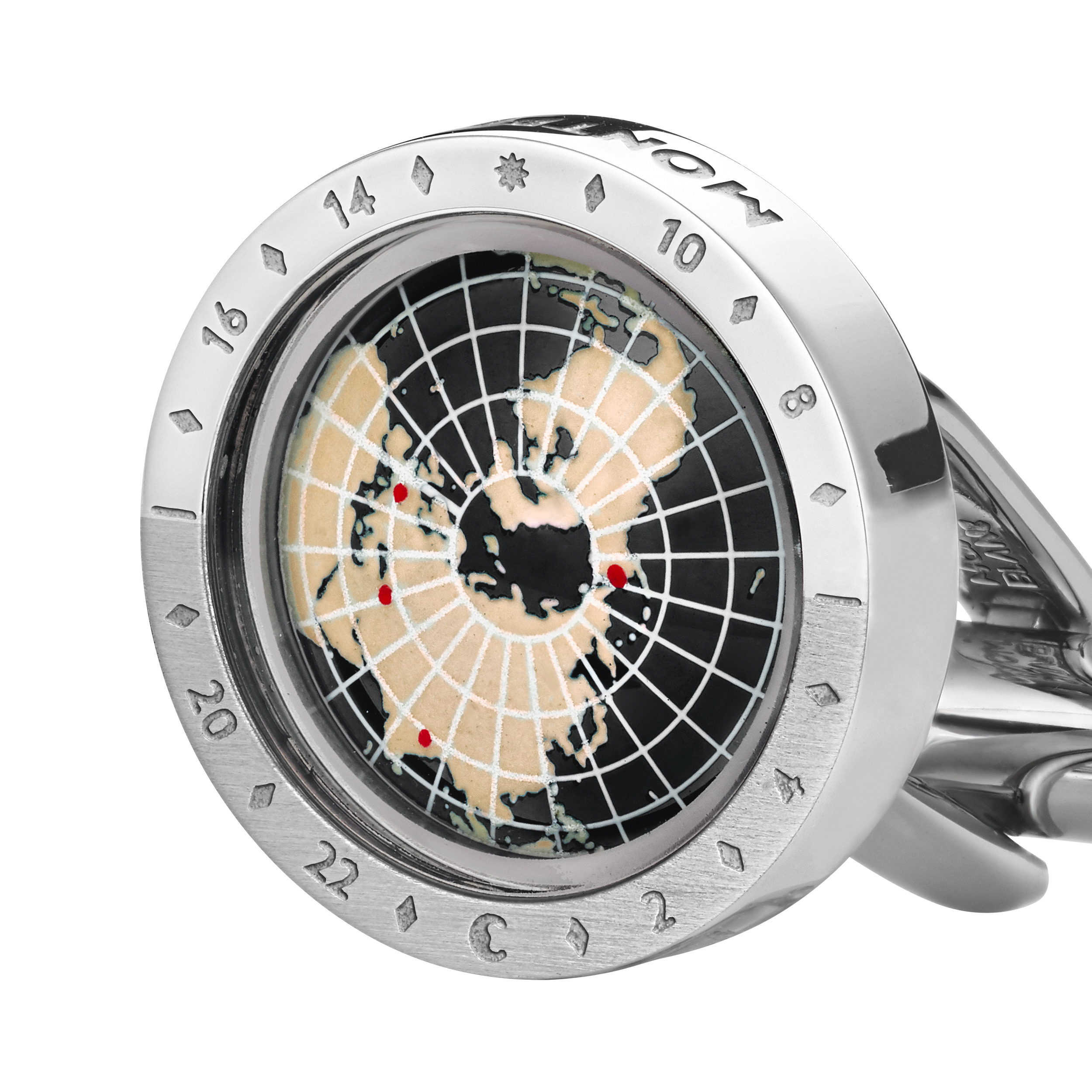 Montblanc 1858 Geosphere Cufflinks Black - 2