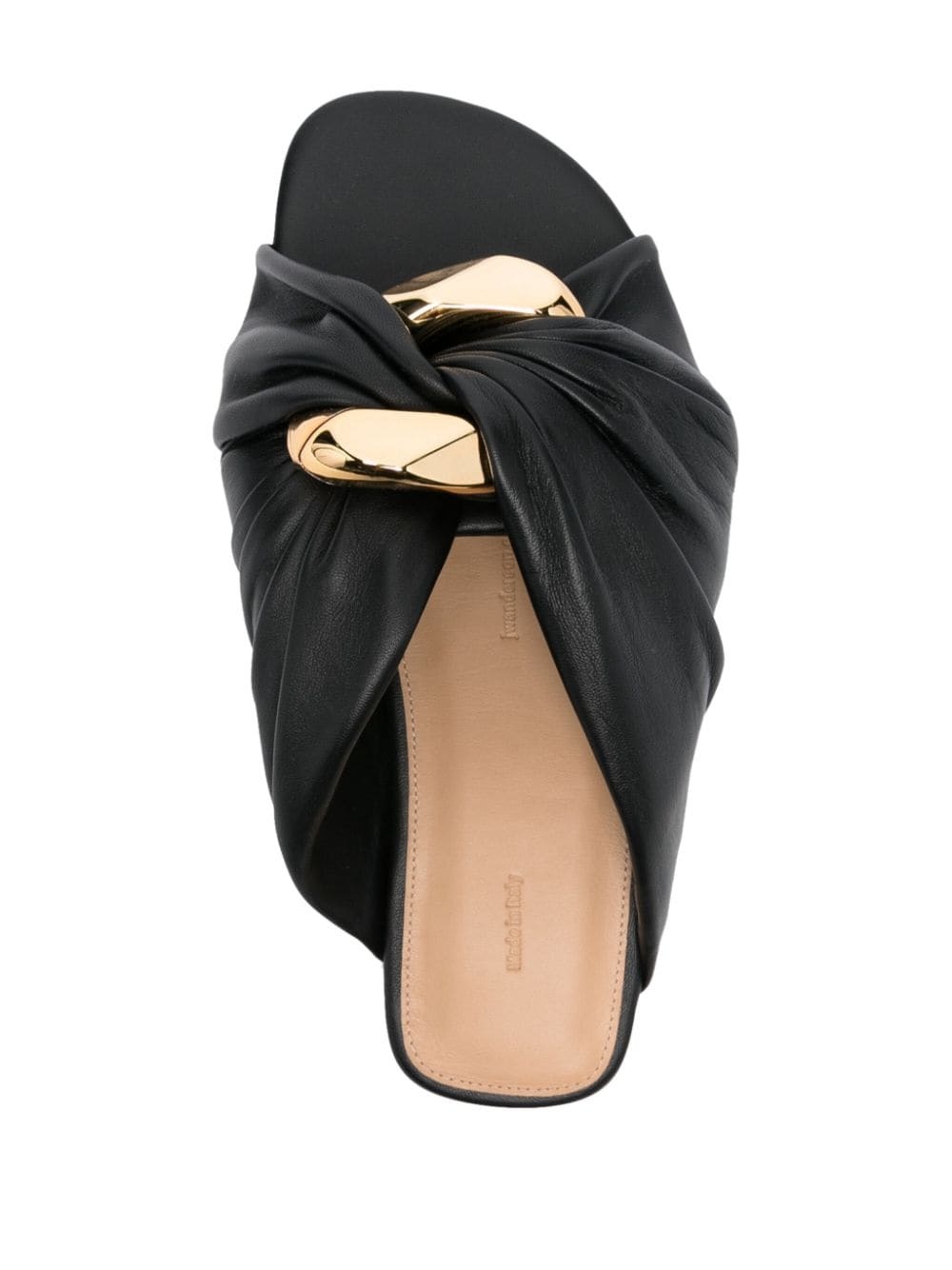 Corner leather flats - 4