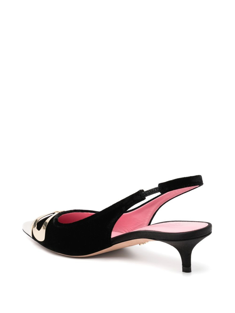 40mm bow-embellished pumps 3