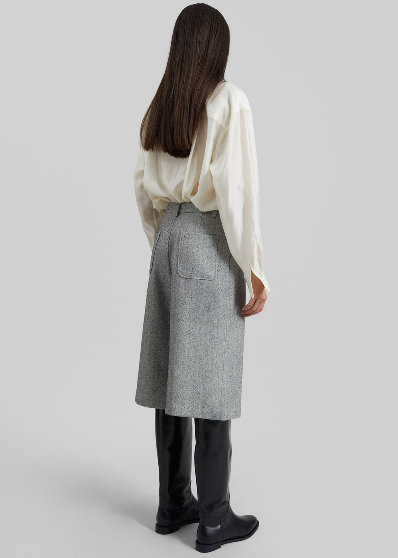 Dunley Bermuda Shorts - Grey Melange 9