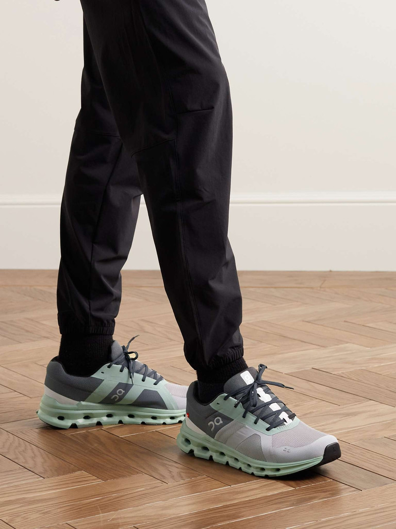 Cloudrunner Rubber-Trimmed Mesh Running Sneakers 3