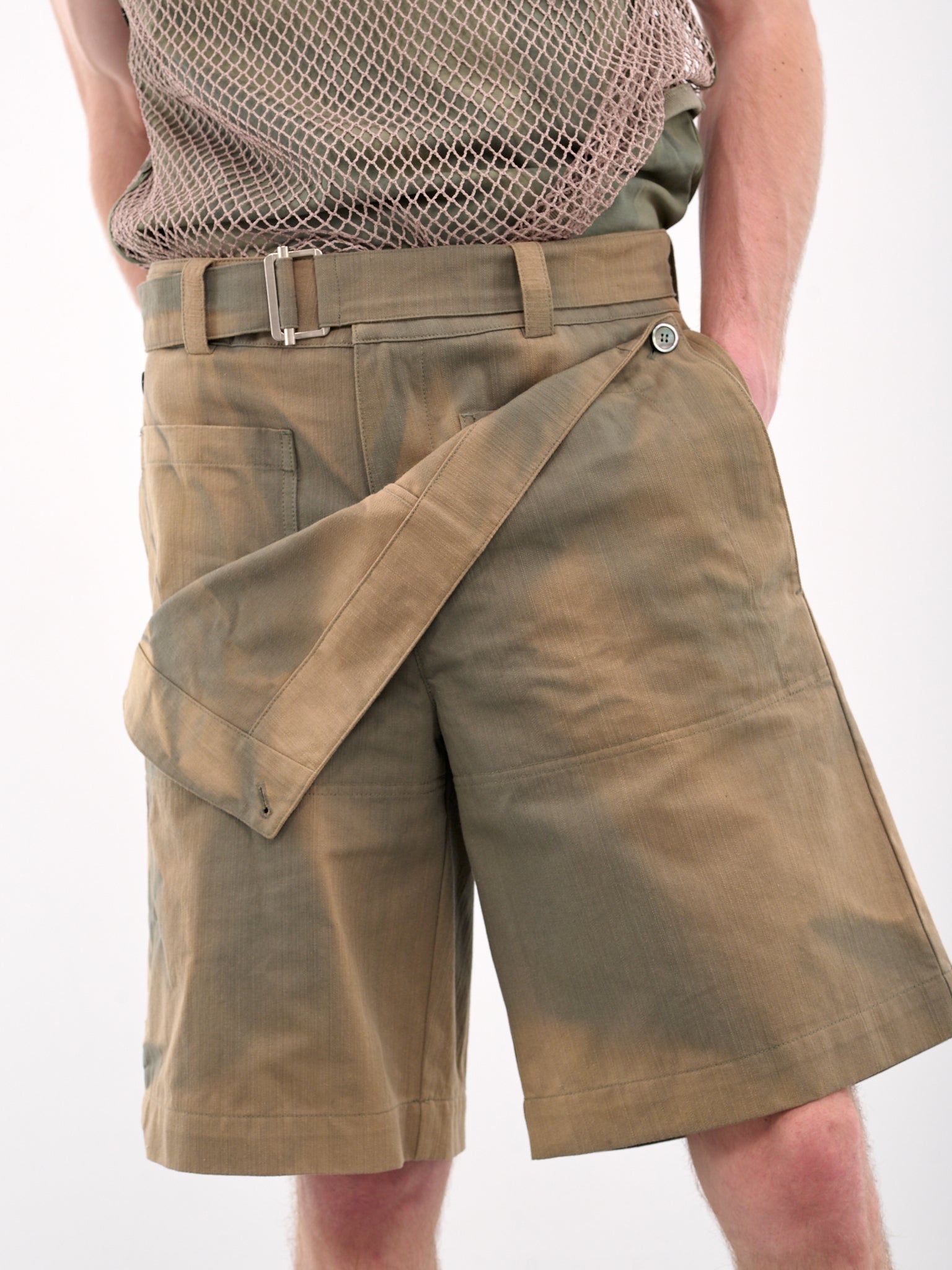 Sun-Bleached Double Front Shorts - 5