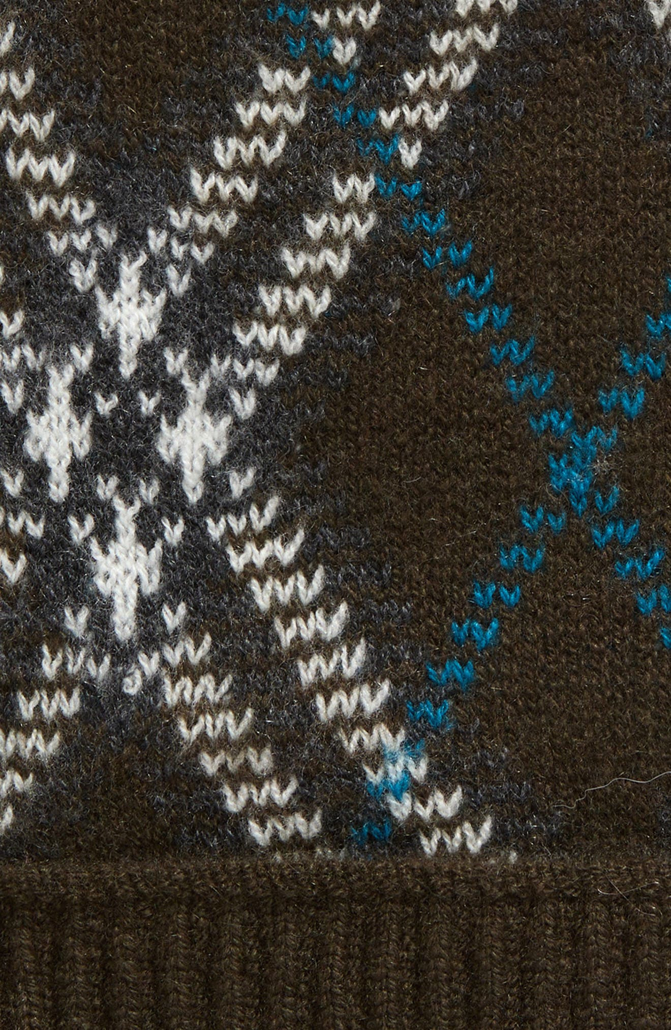 burberry Check Cashmere Blend Beanie in Snug at Nordstrom - 2