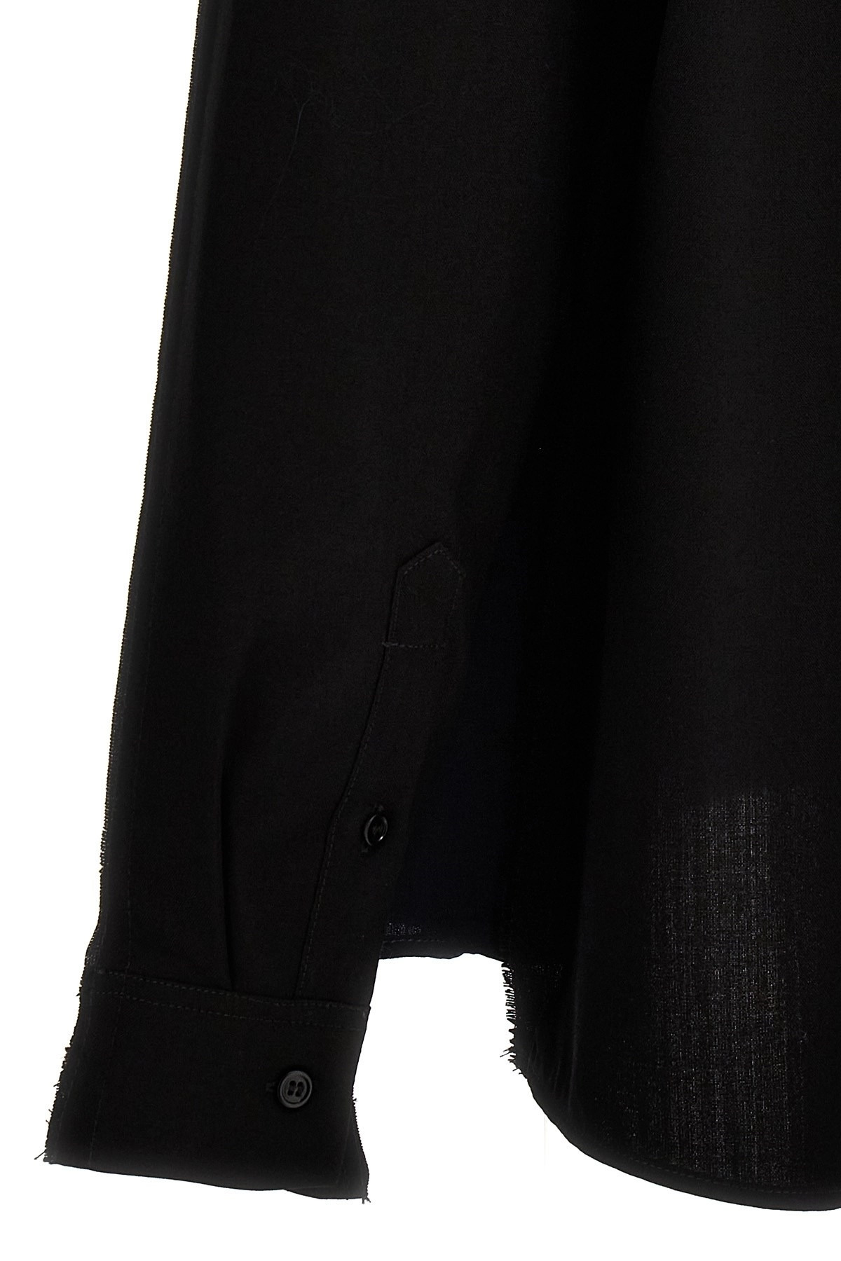 Cool wool shirt with contrast stitching - 5