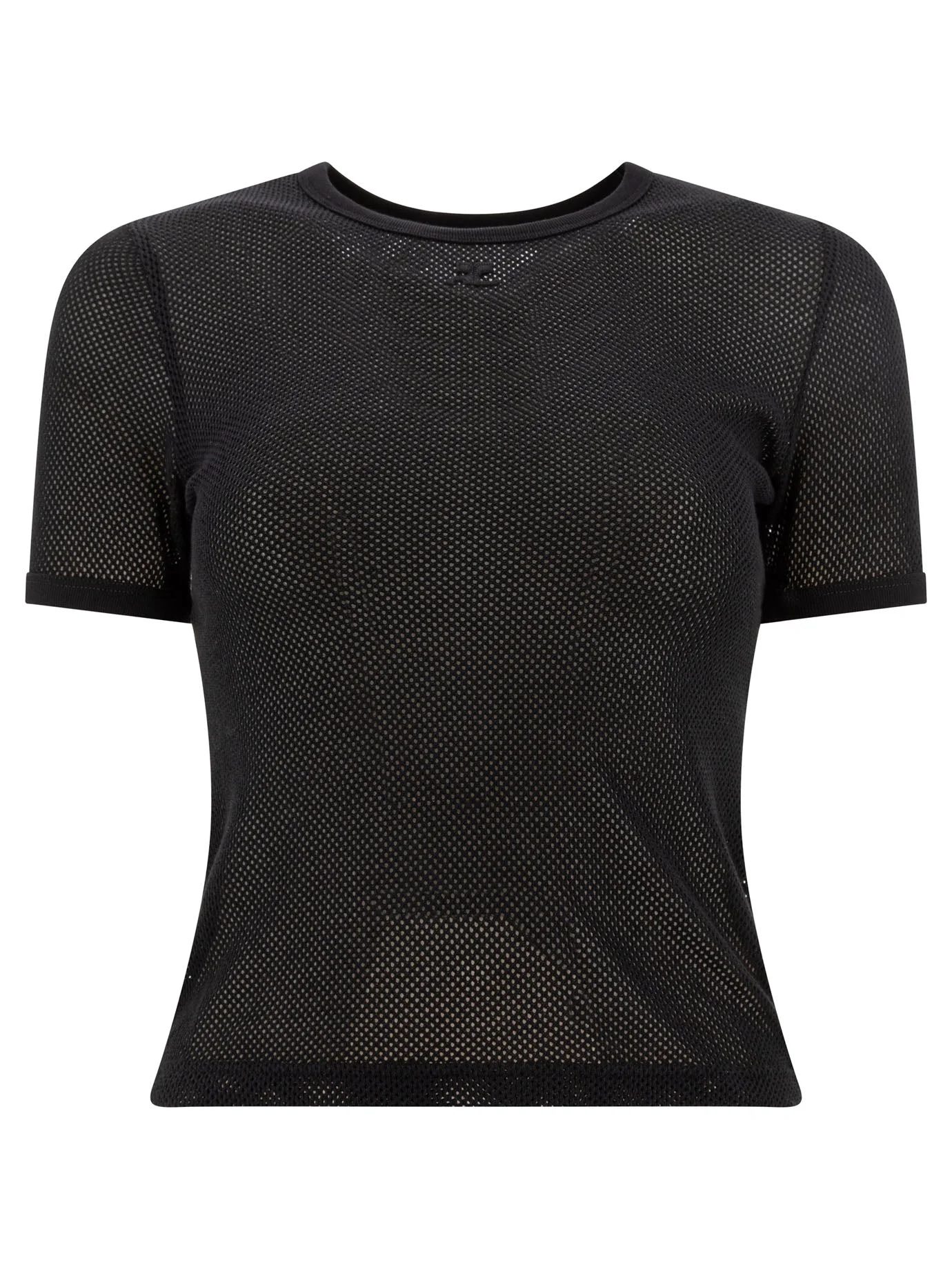 Courrèges Crew-neck T-shirt With Logo - 1