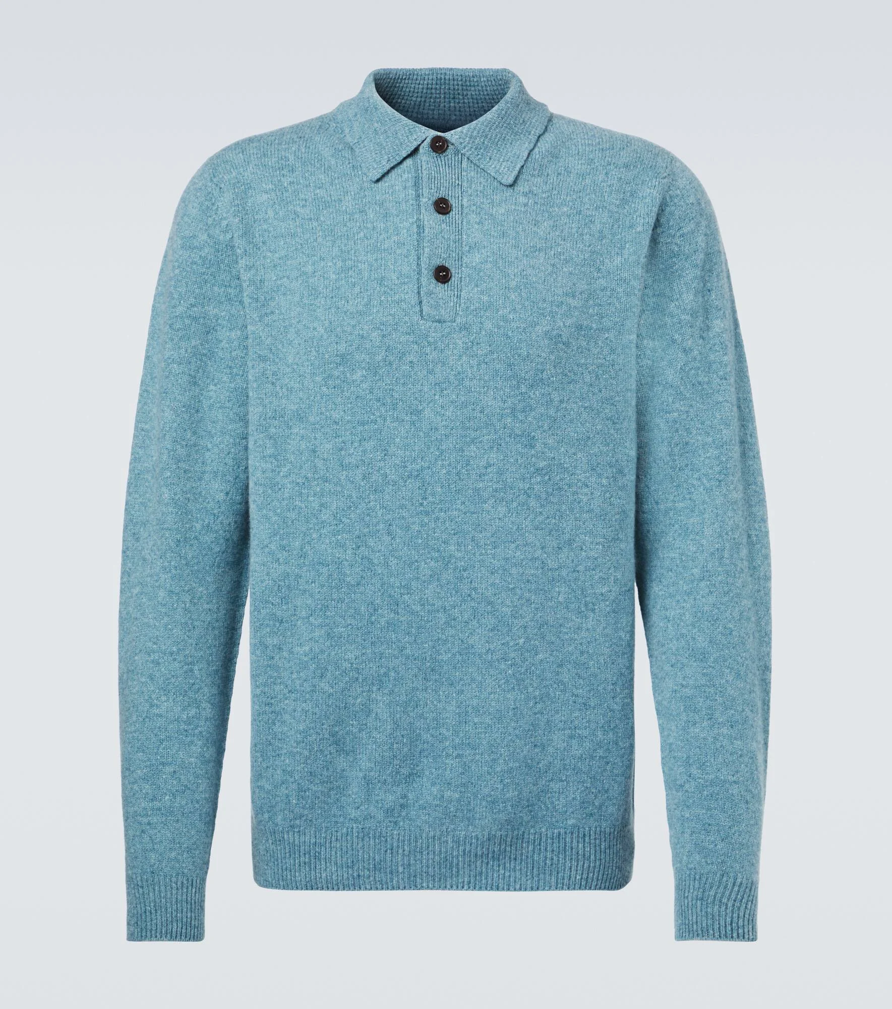 Wool polo shirt - 1