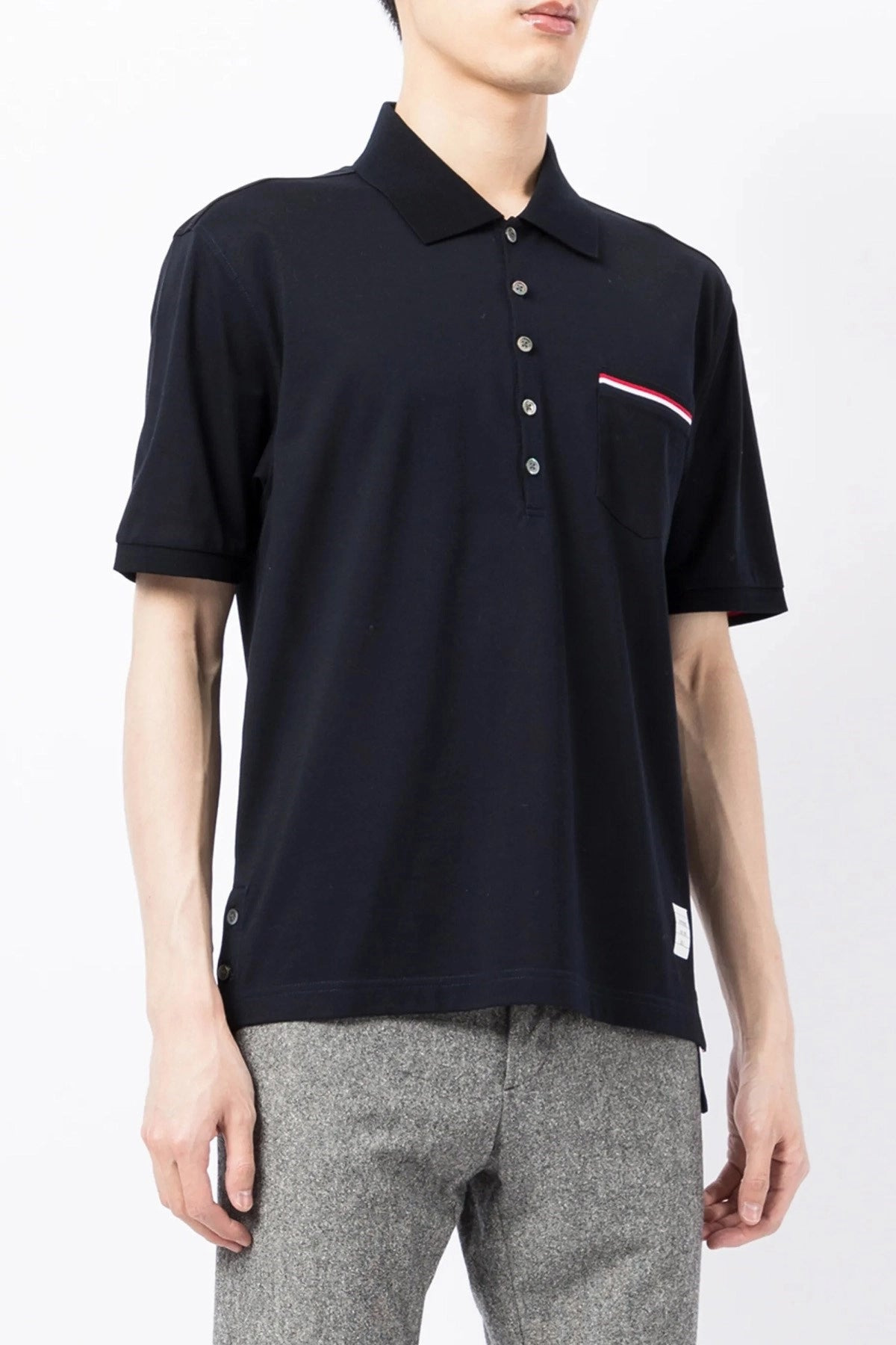 Thom Browne Men Rwb Polo Shirt - 2