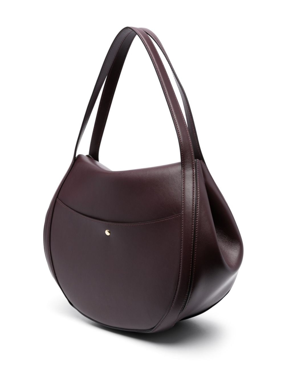 medium Lin leather tote bag - 3