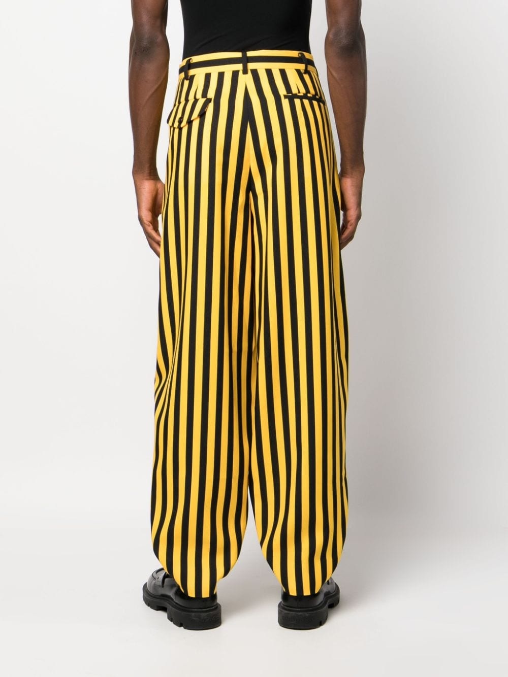 striped balloon trousers - 4