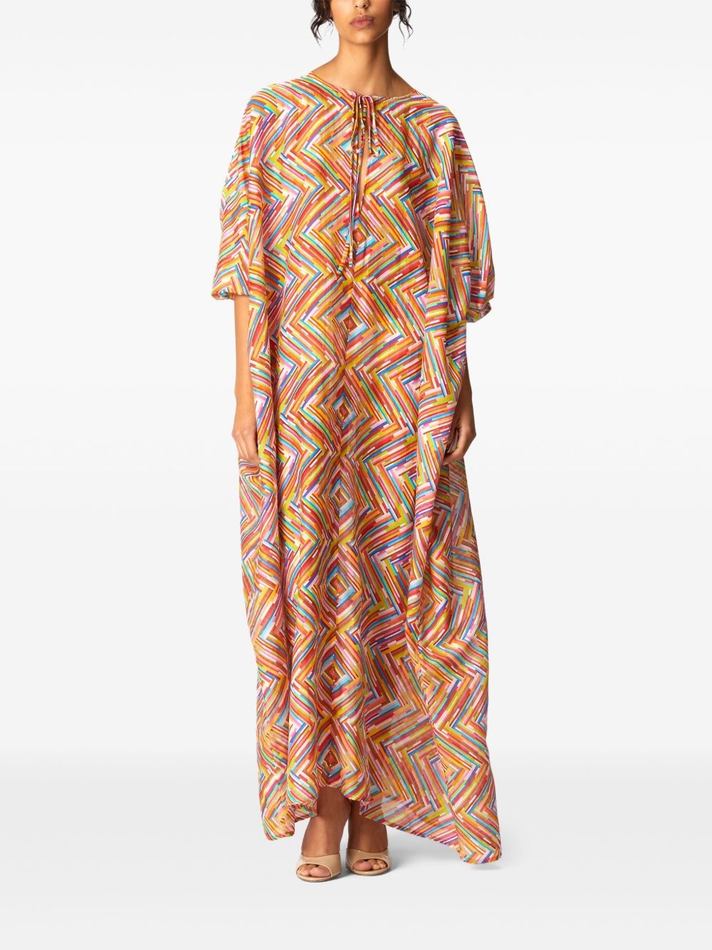 printed maxi dress - 3