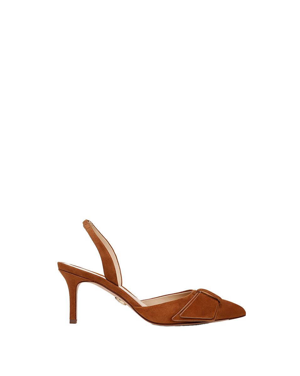 LISBETH SUEDE SLINGBACK PUMP - 5