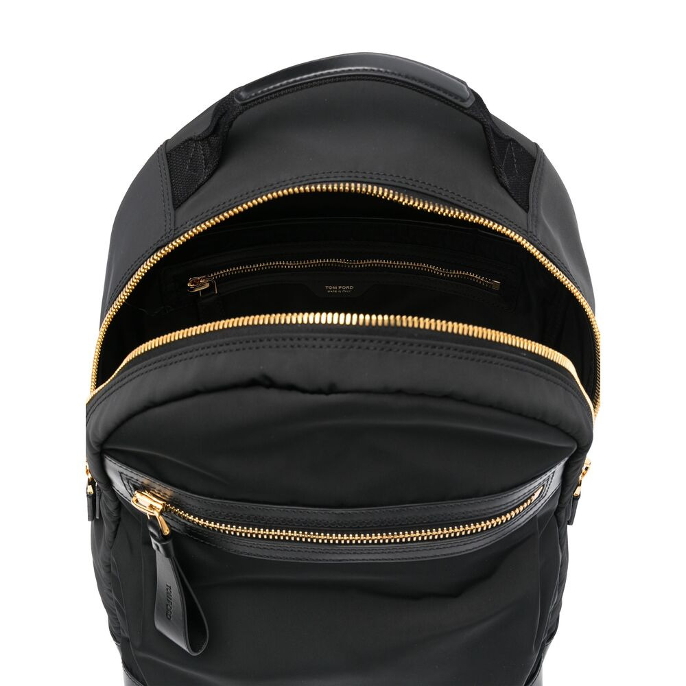 Tom Ford Black Backpacks Men - 5