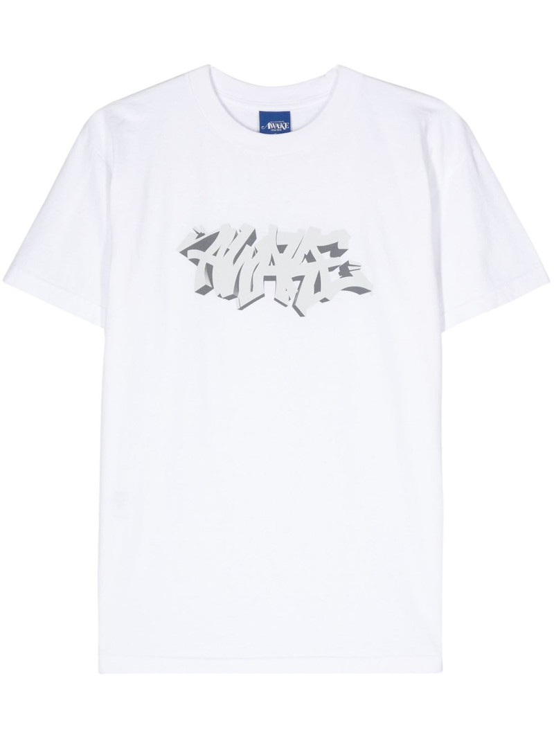 logo-print cotton T-shirt 1