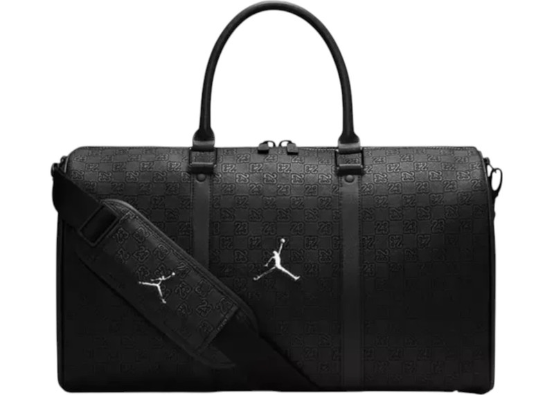 Jordan Monogram 25L Duffle Bag Black/Grey 1