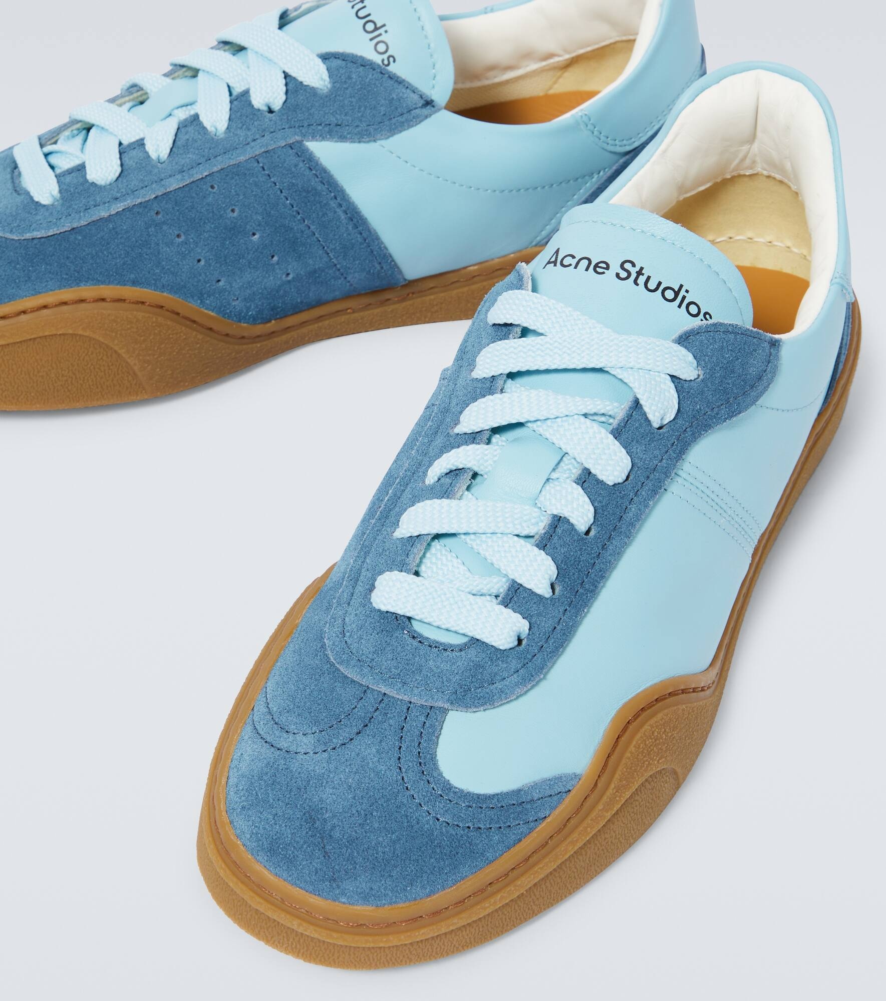 Bars M suede-trimmed sneakers - 3