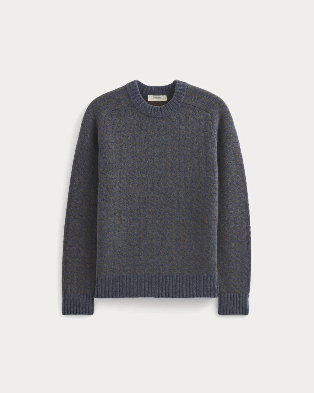 WOOL CASHMERE NORDIC CREW - 1
