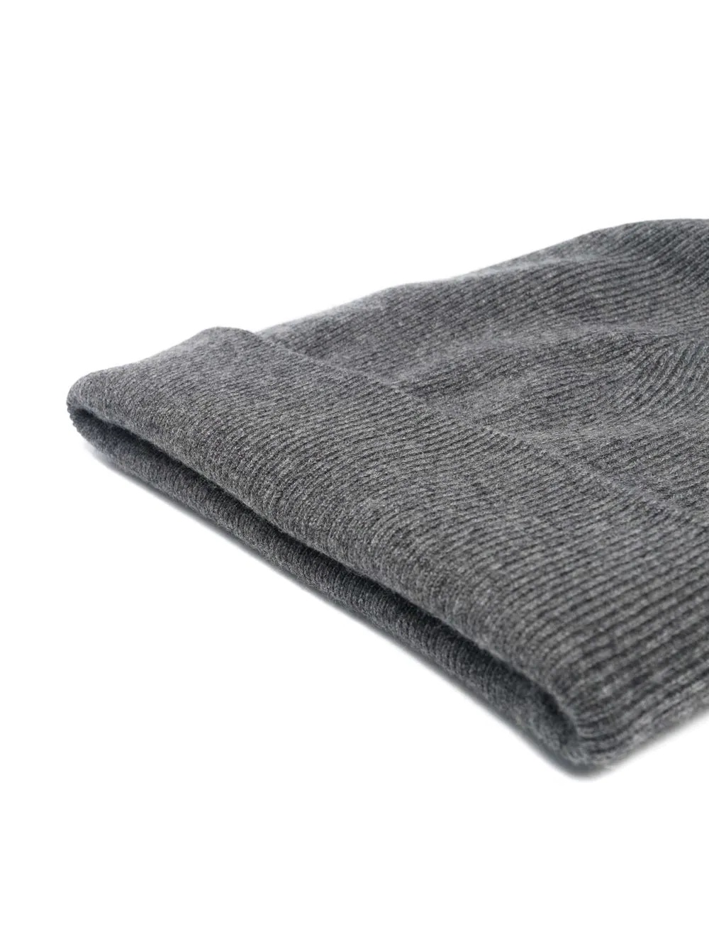 cashmere ribbed-knit beanie - 2