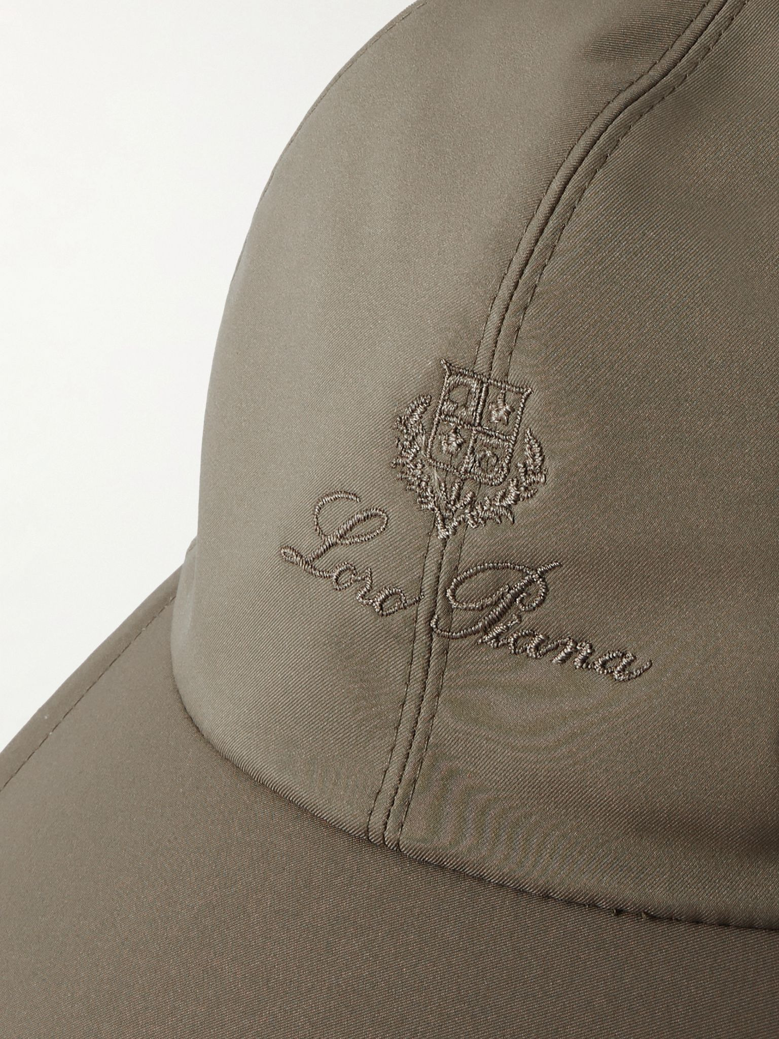Logo-Embroidered Storm System® Shell Baseball Cap Beige - 4
