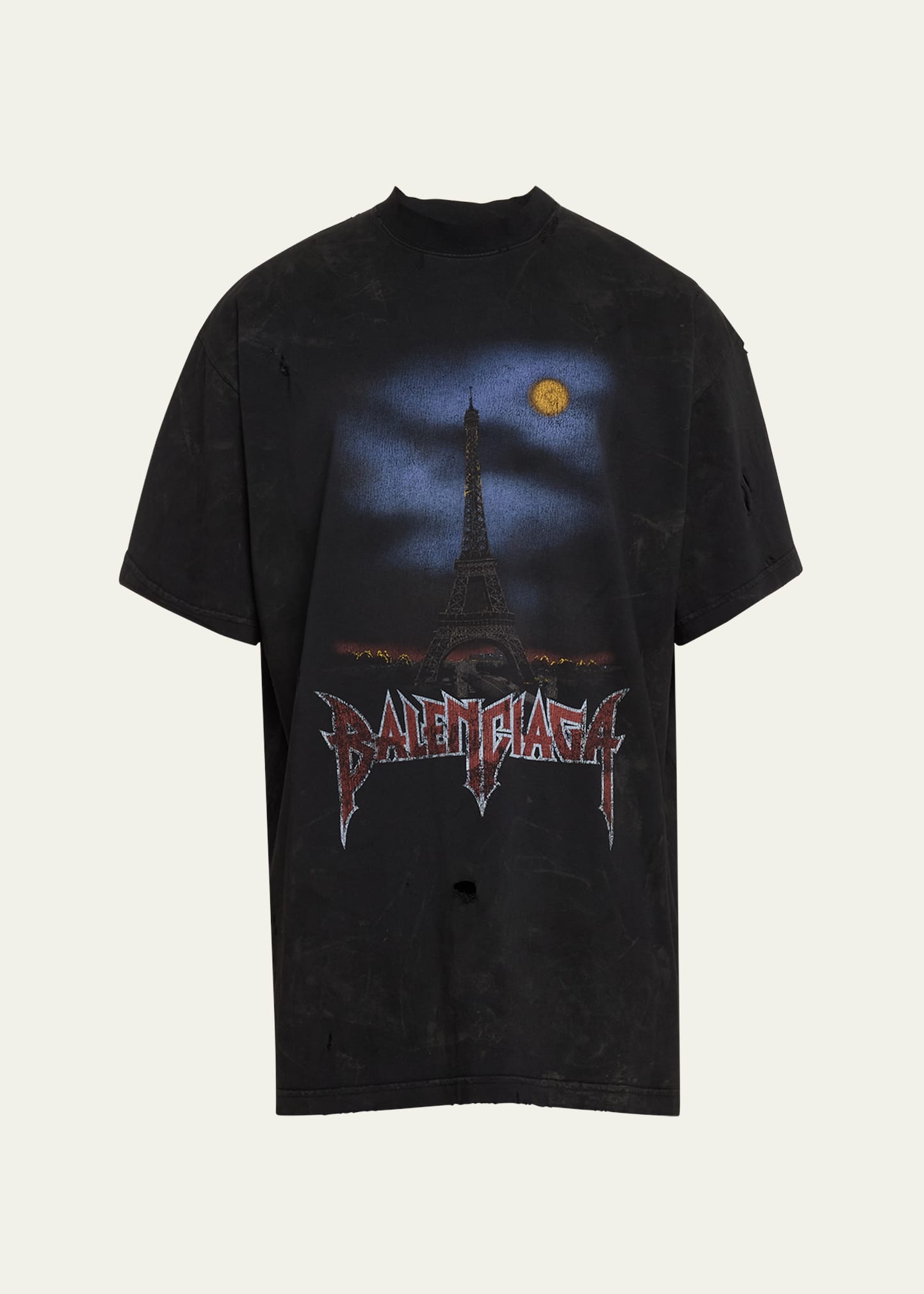 Men's Paris Moon Jersey T-Shirt - 1