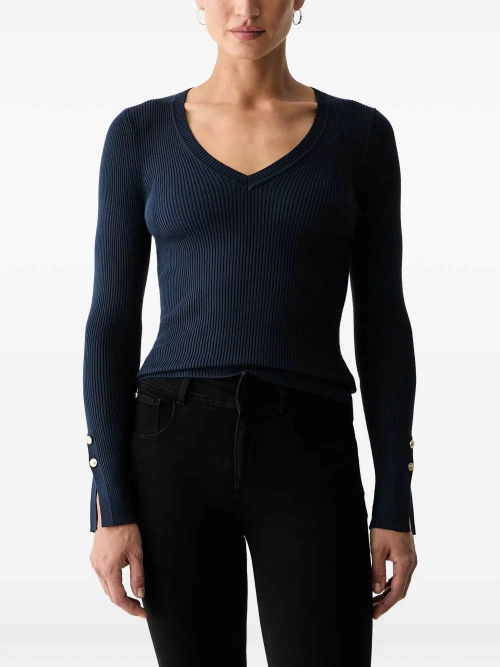 V-neck T-shirt - 1