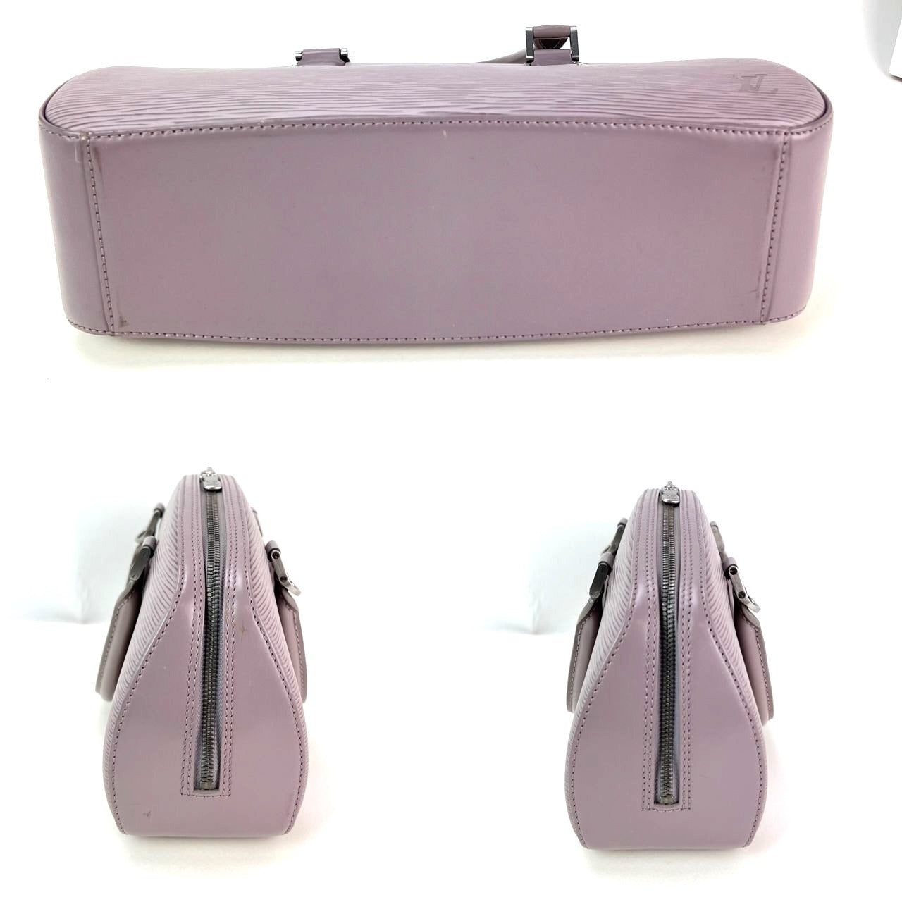 LOUIS VUITTON Epi Jasmin Grey Leather Hand Bag - 3