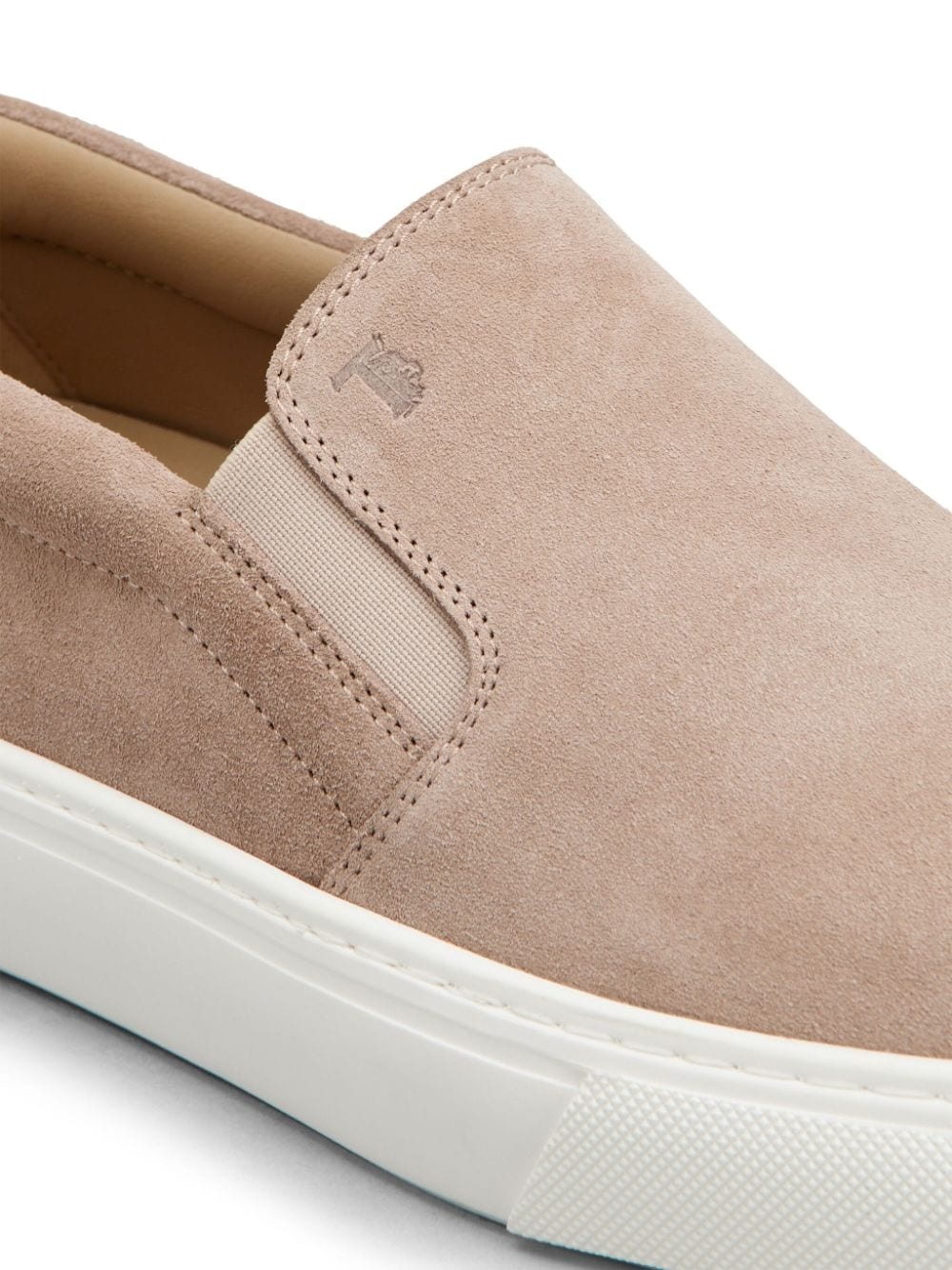 slip-on suede sneakers - 5