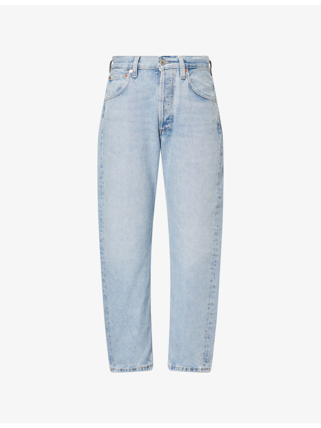 Winslow Crop Straight-Leg Denim Jeans - 1