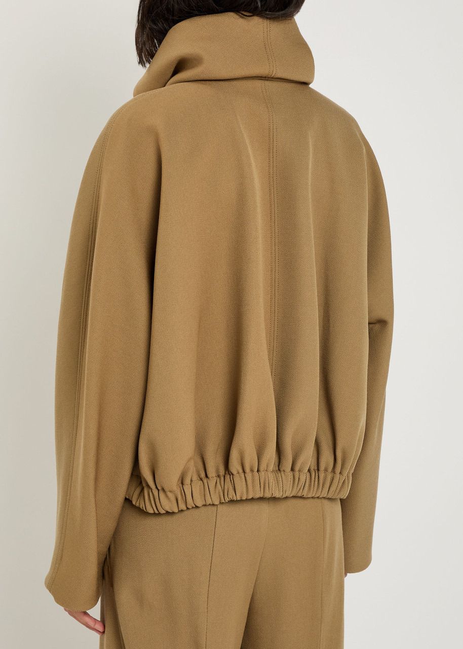Victoria Beckham Roll-neck Wool Jacket - 3