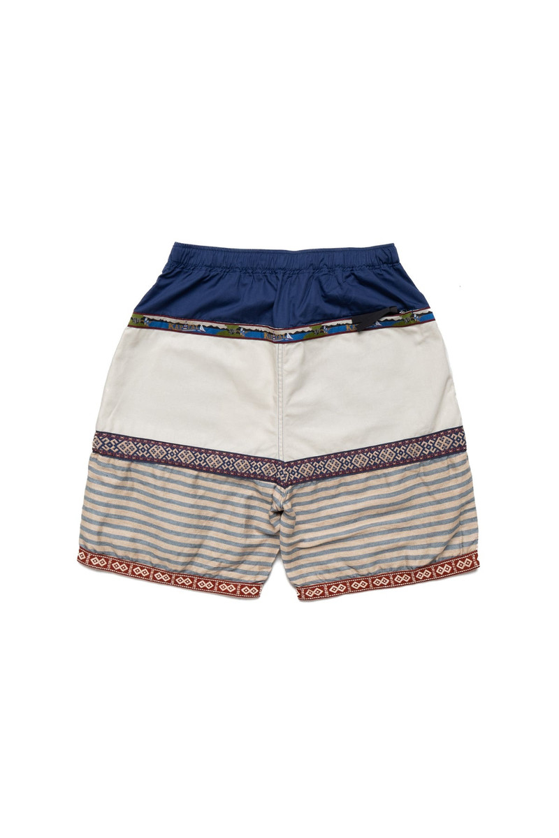 Kapital Patchwork ECO BAKA Shorts 2025 - Blue outlook
