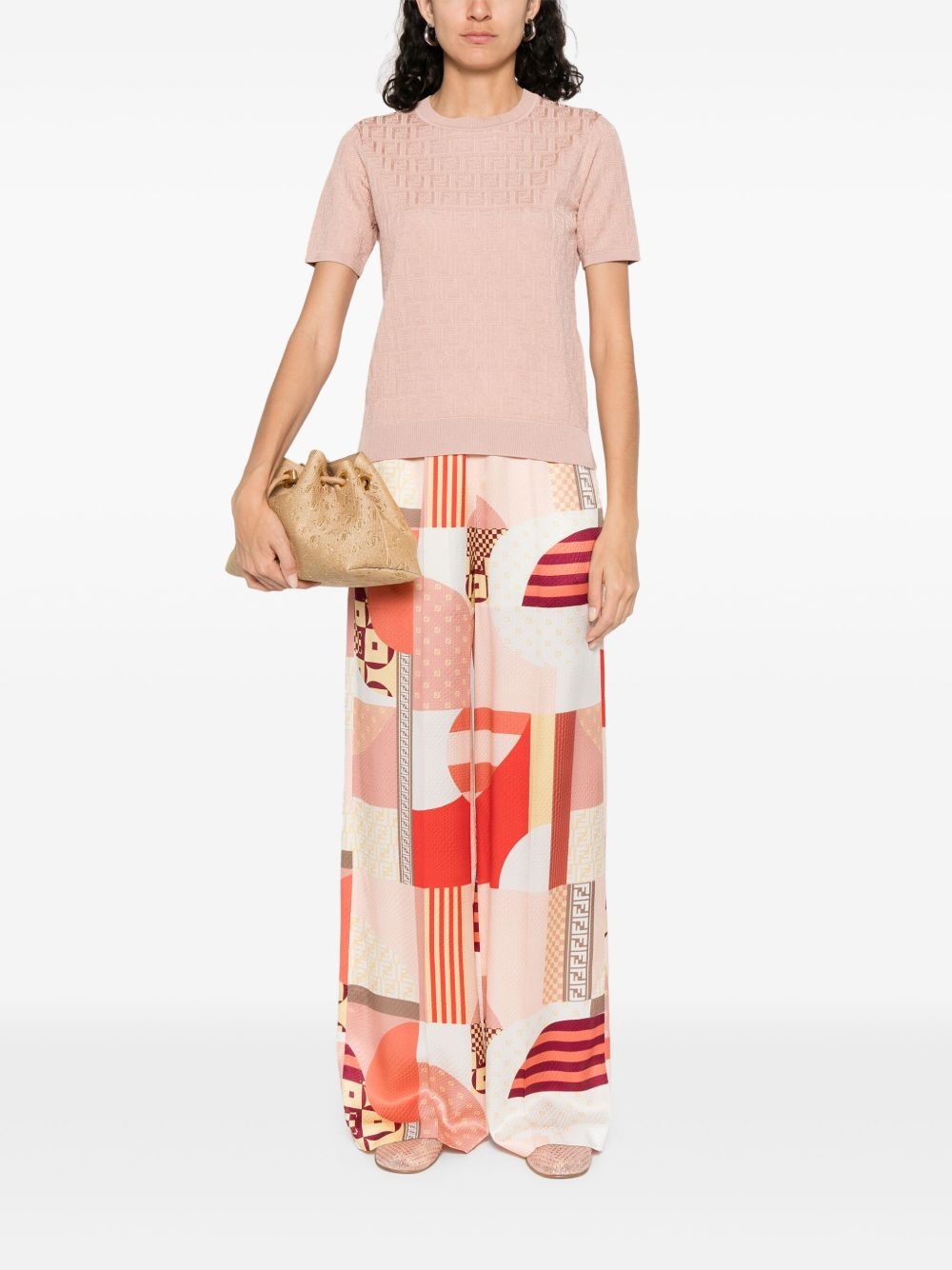 FF-jacquard T-shirt - 2