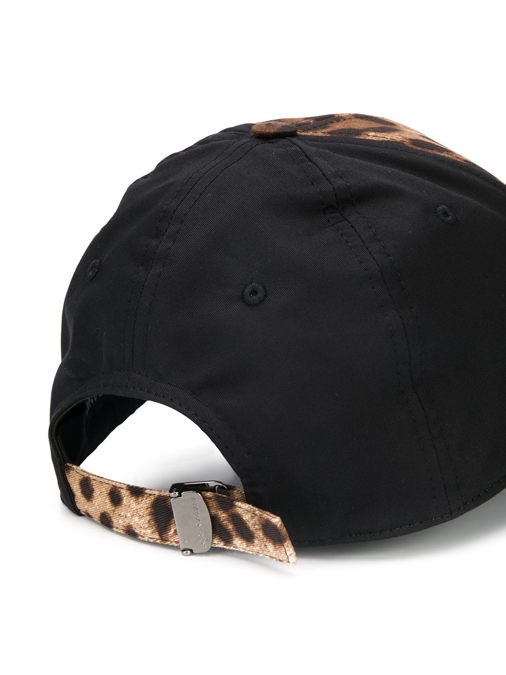 leopard print baseball cap - 2