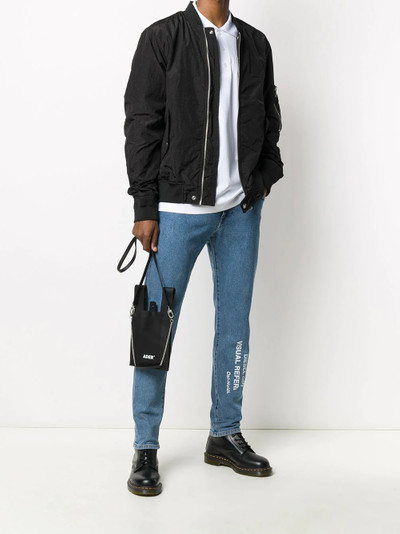 Diesel metallic bomber jacket outlook