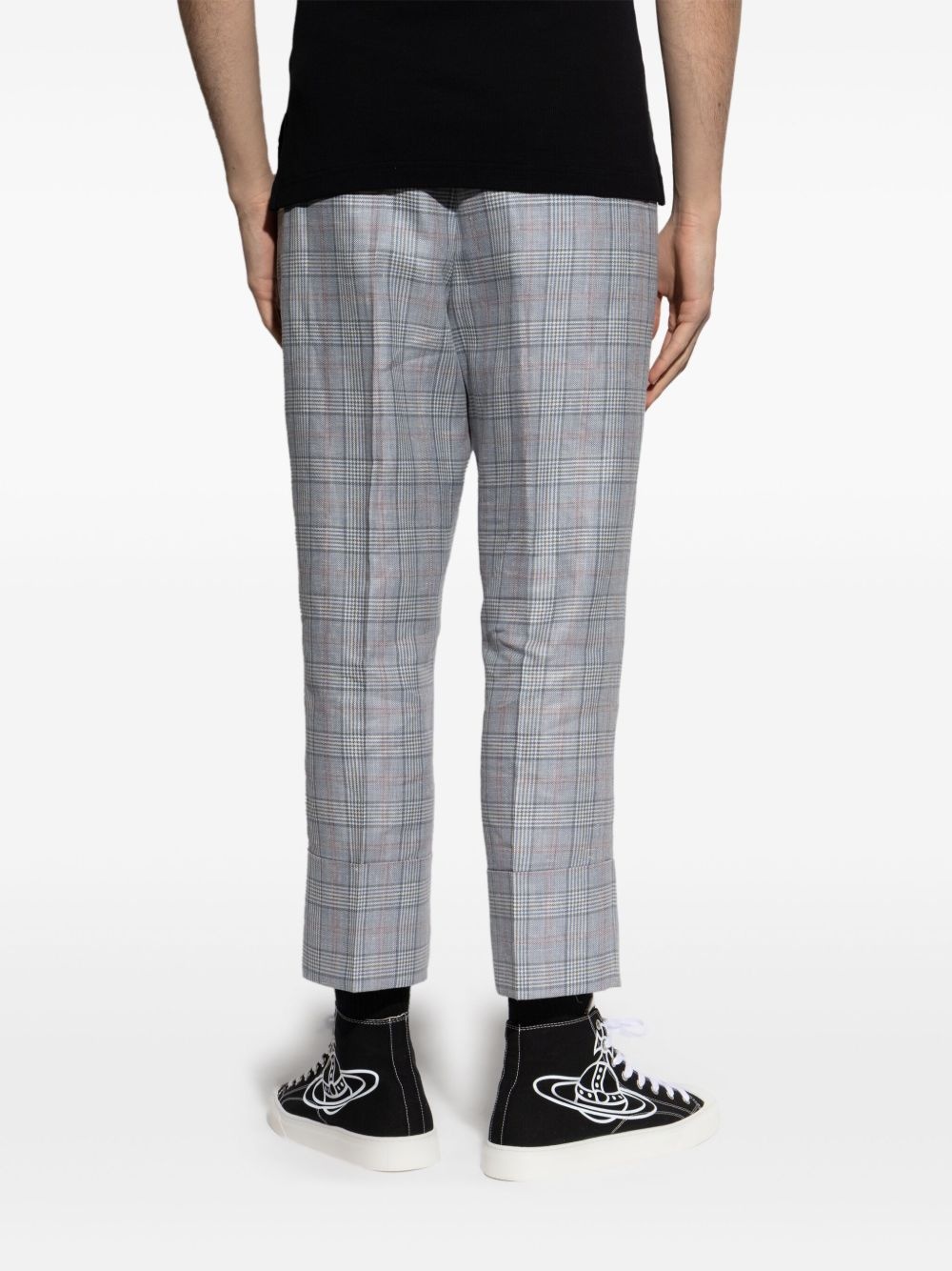 checked trousers - 4