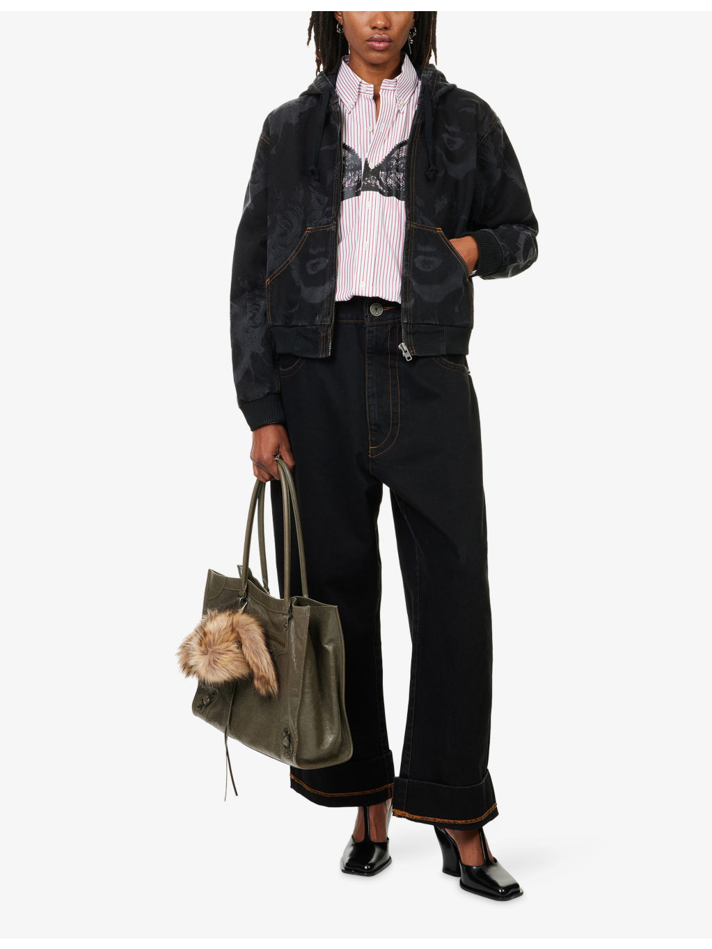 Marilyn Hooded Denim Jacket - 2