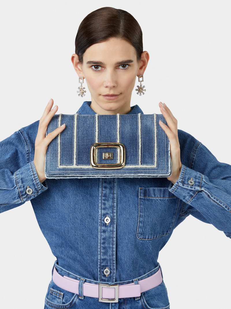 Viv' Choc Summertime Bag in Denim 9