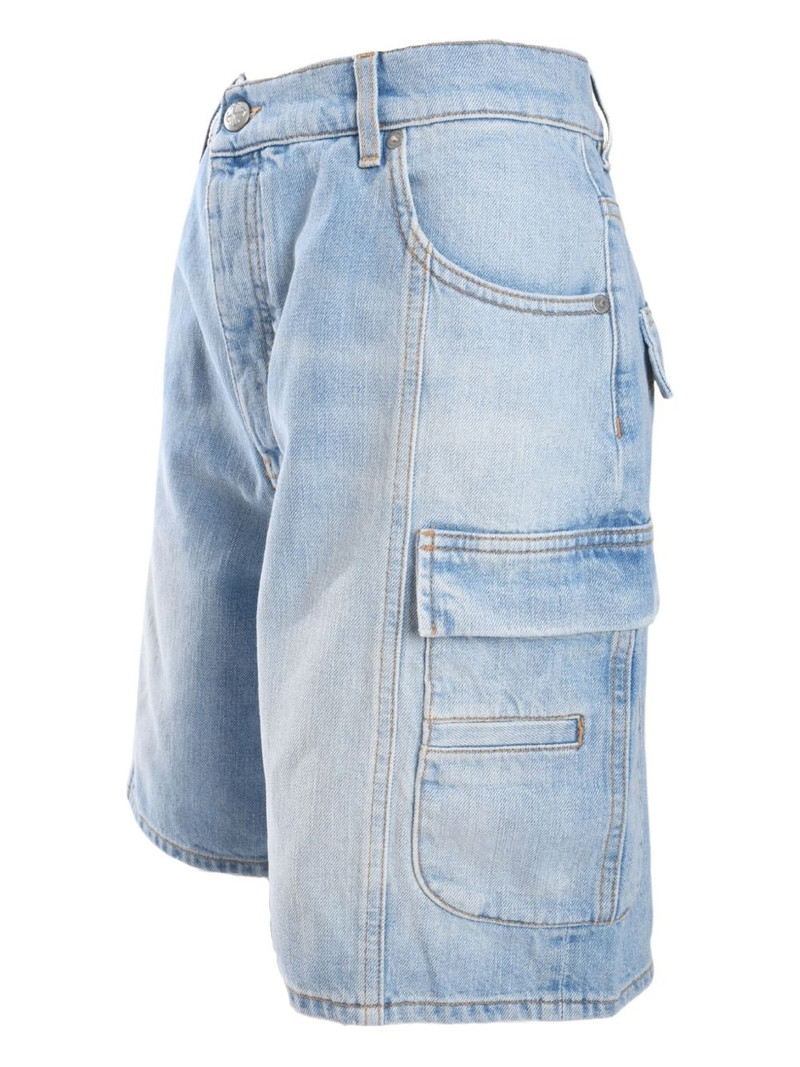 Off-White denim cargo shorts outlook