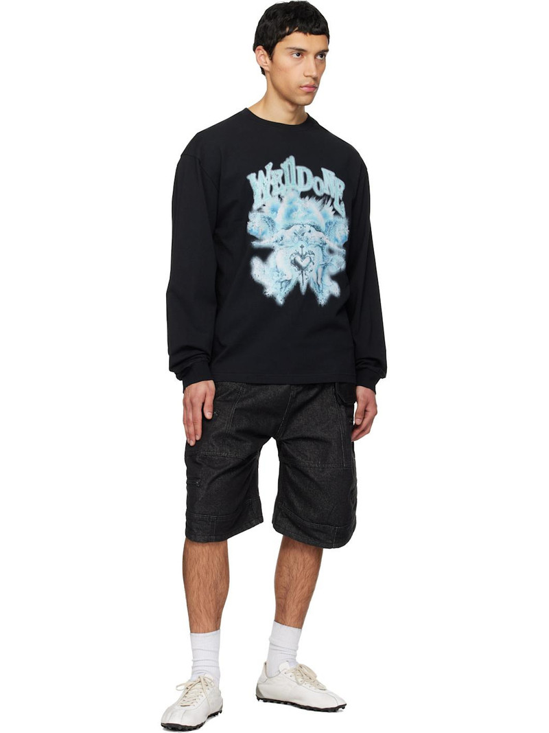 We11done Black Angel Rock Long-Sleeved T-shirt outlook