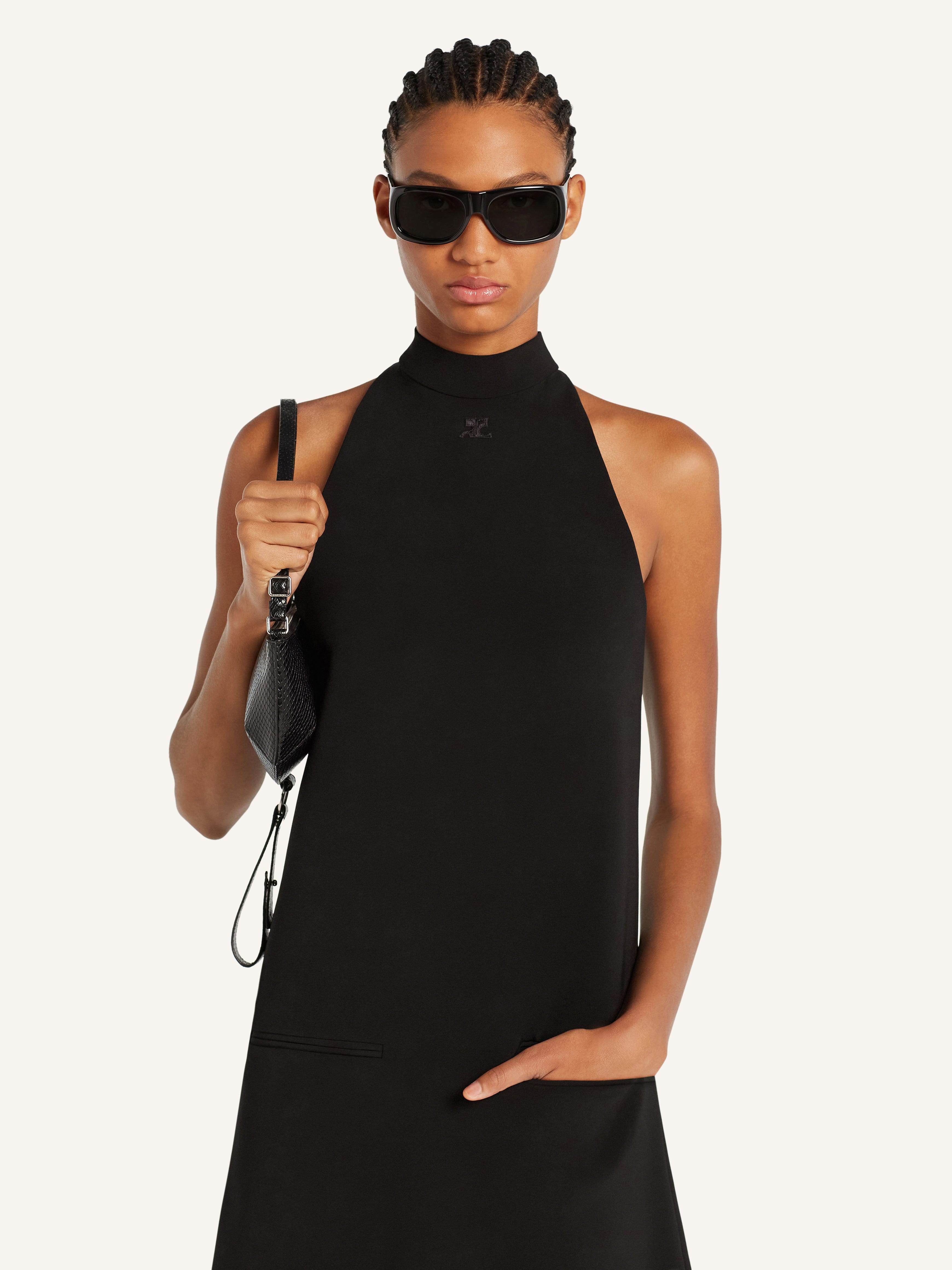 HERITAGE CREPE A-LINE DRESS - 5