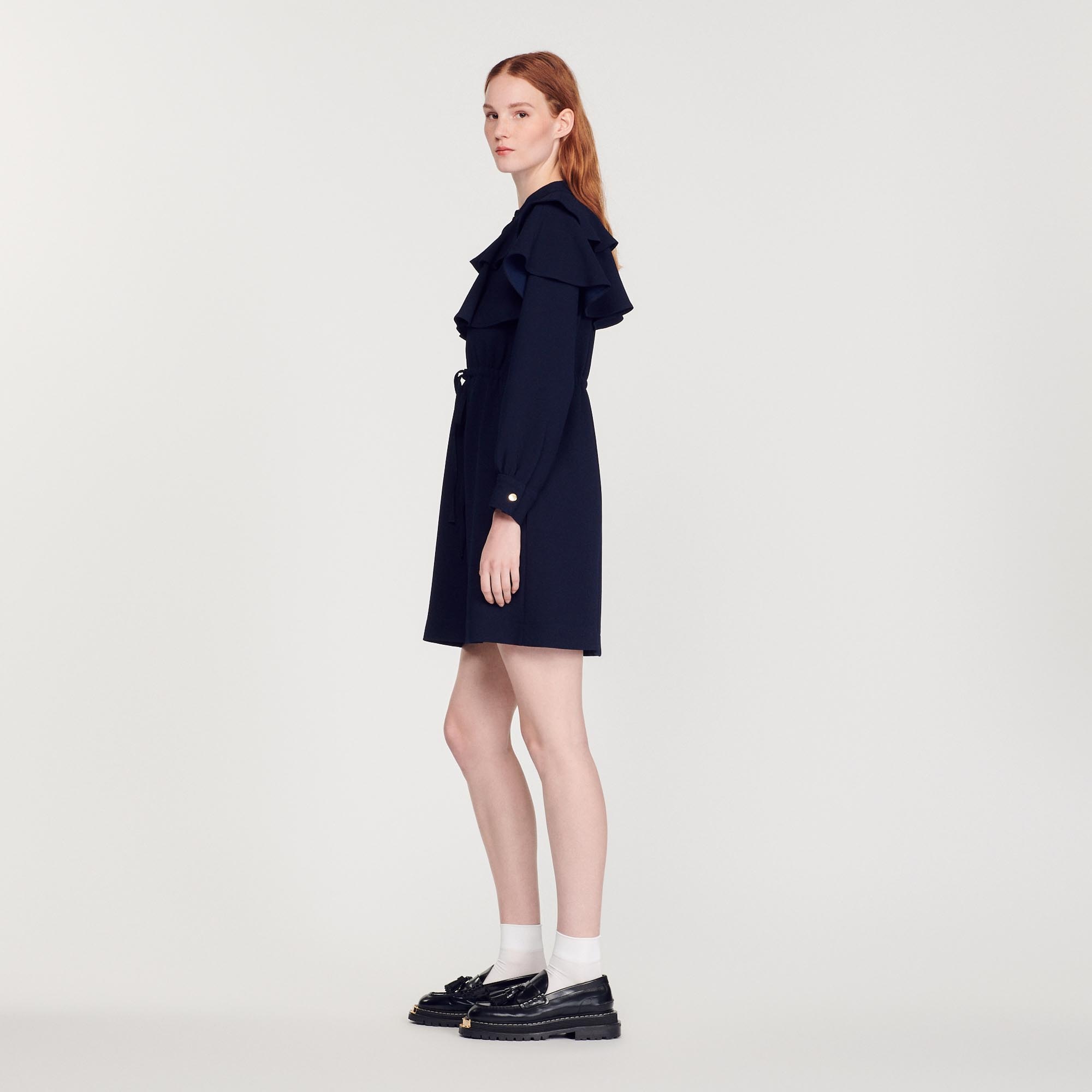 Dress with oversize ruffles - 7