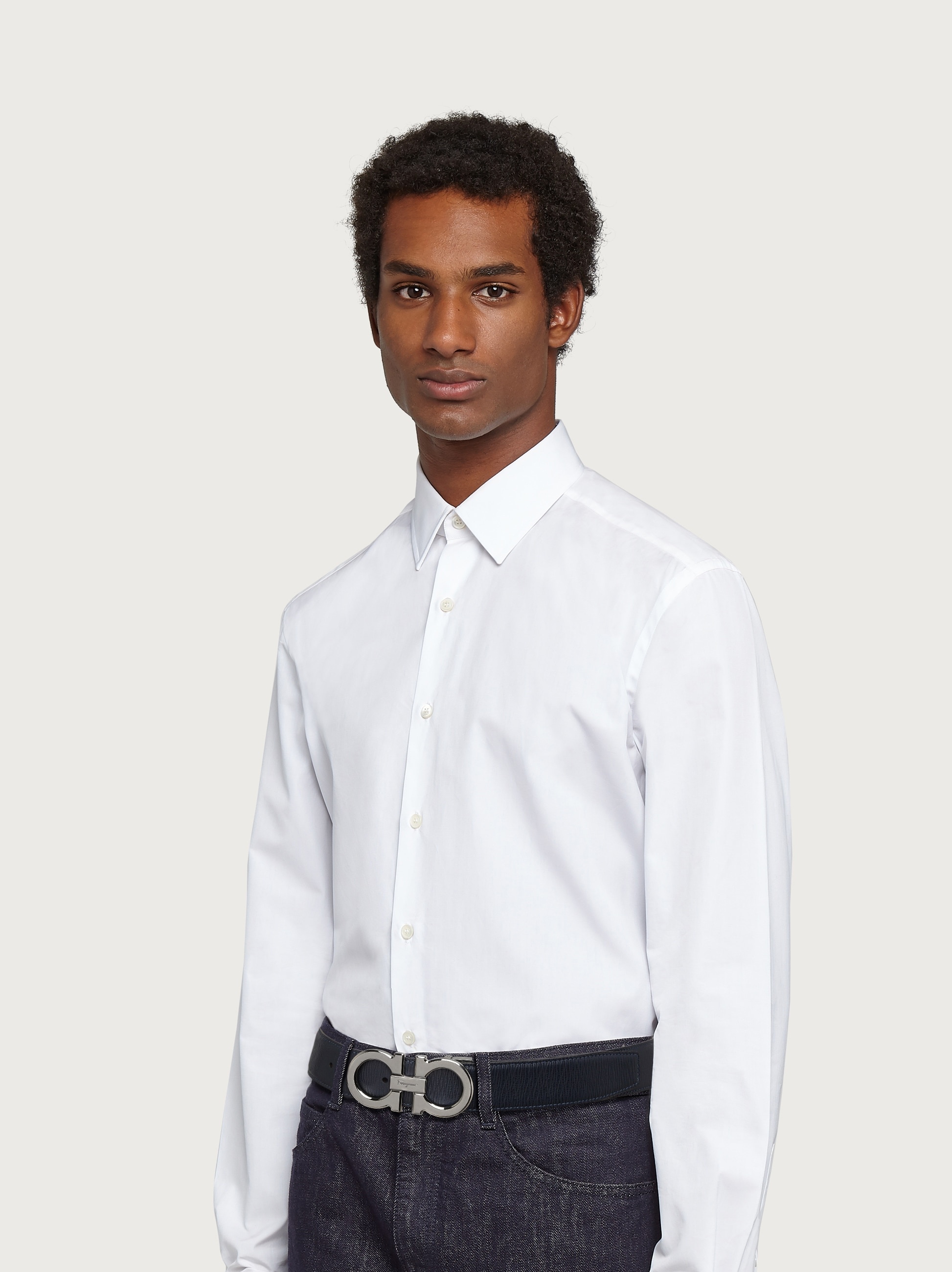 Reversible and adjustable Gancini belt - 4