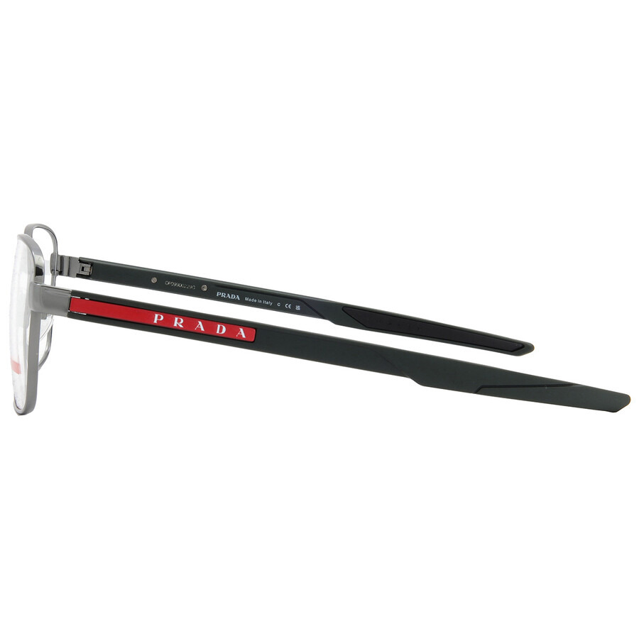 Prada Linea Rossa Demo Square Men's Eyeglasses PS 54OV 5AV1O1 57 - 3