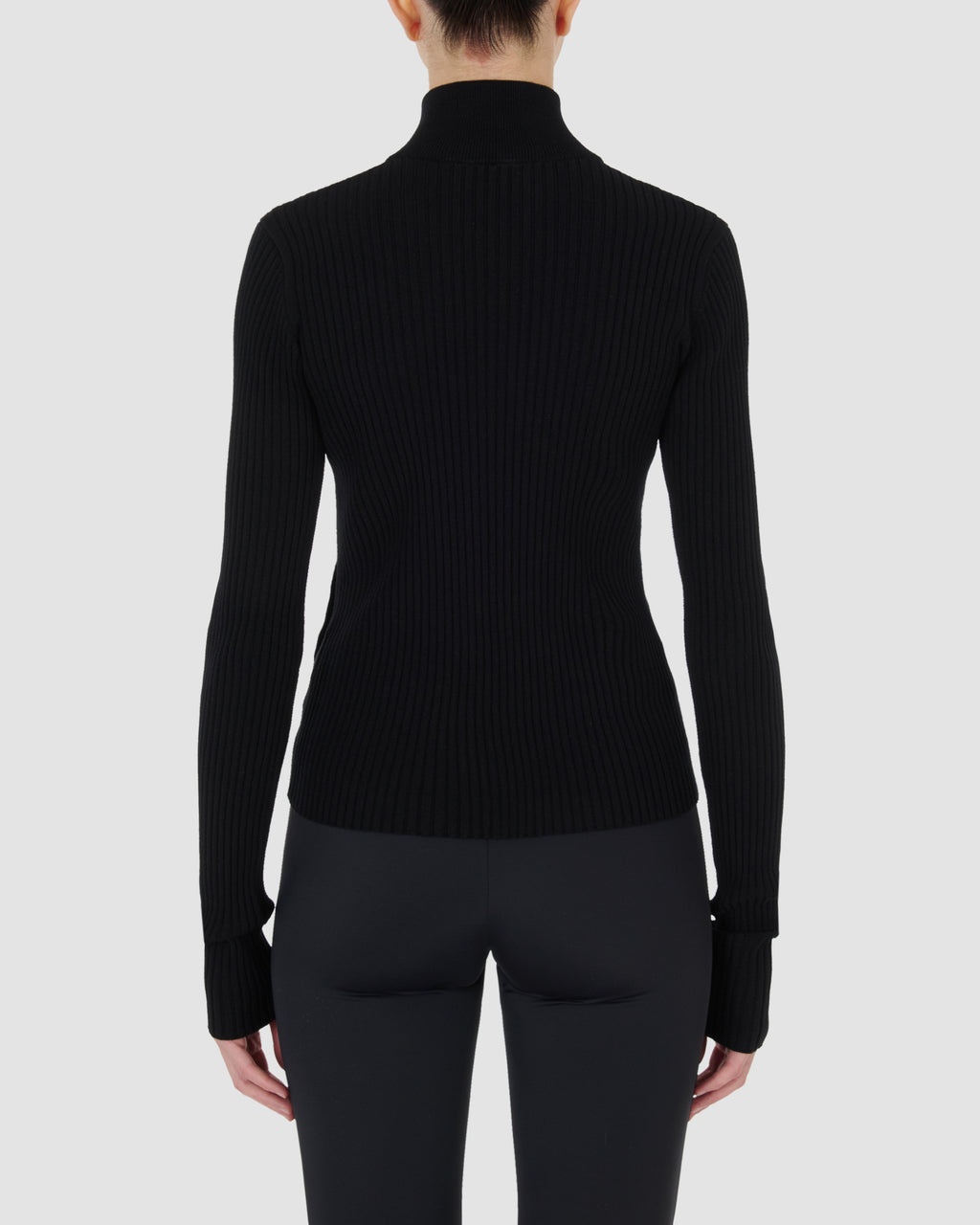 KNIT ZIP CARDIGAN - 5